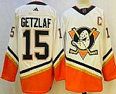 Men's Anaheim Ducks #15 Ryan Getzlaf White 2022 Reverse Retro Authentic Jersey,baseball caps,new era cap wholesale,wholesale hats